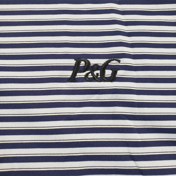 Callaway Shirt Mens Large Blue Striped Polo Golf Short Sleeve Walmart Opti Dri - Picture 3 of 15